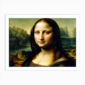 Similar To Mona Lisa Art Print