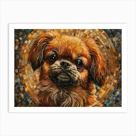 Pekingese Fine Art Portrait 2 Art Print