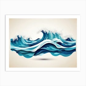 Ocean Waves 2 Art Print