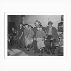 Family Of Fsa (Farm Security Administration) Client Living Near Bradford, Vermont, Orange County By Art Print