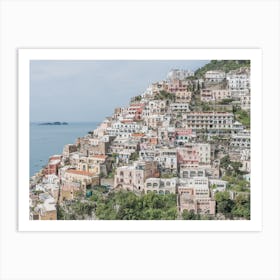 Positano At The Amalfi Coast In Italy Art Print
