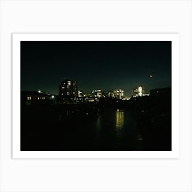 Cityscape At Night Art Print