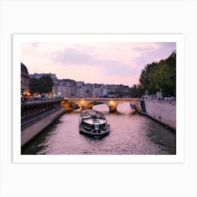 Paris At Dusk Art Print