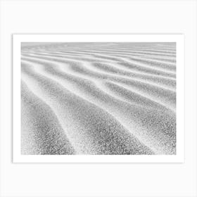 Abstract Sand Structure In The Desert Art Print