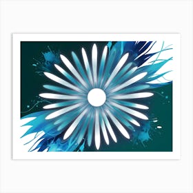 Abstract Flower 7 Art Print