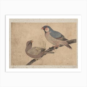 Album Of Sketches By Katsushika Hokusai And His Disciples, Katsushika Hokusai 19 Art Print