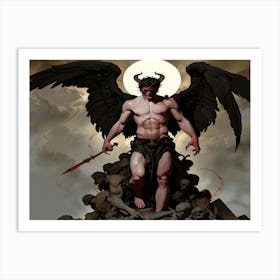 Demon 9 Art Print