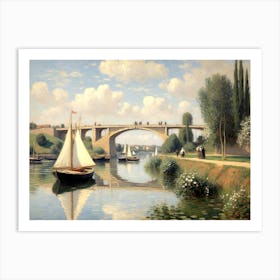 Bridge On The Seine Art Print