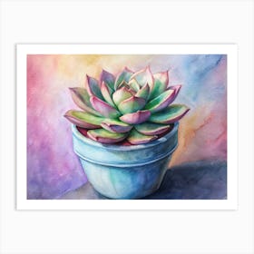 Succulent Painting Art Print