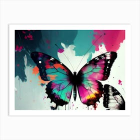 Butterfly Painting 191 Art Print