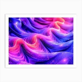 Abstract Galaxy Wallpaper Art Print