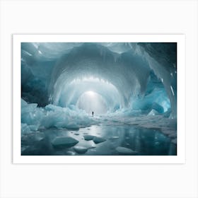 Ice Cave 1 Art Print