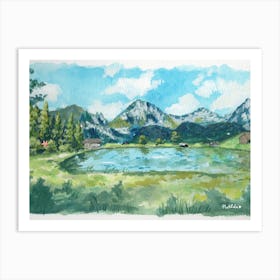 Lake House Art Print