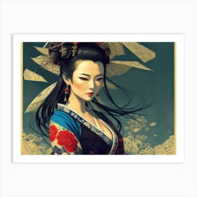 Geisha 35 Art Print