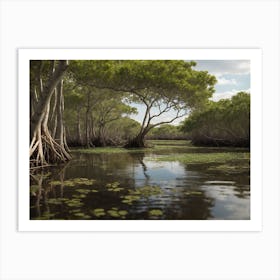 Mangrove Swamp Art Print