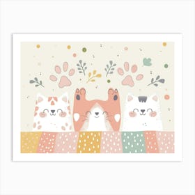 Cat Paw (9) Art Print