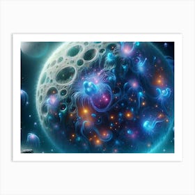 Aliens In Space Art Print