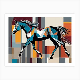 Modern Horse Art, 108 Art Print