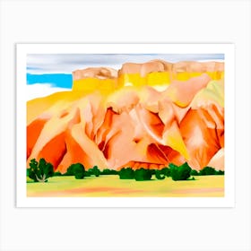 Georgia O'Keeffe - My Backyard, 1937 Art Print