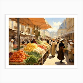 Paris Market Art Print