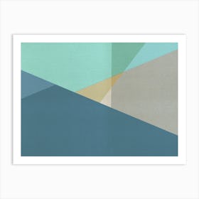 Stacking Triangles 3 Art Print