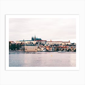 Prague From The Water Art Print