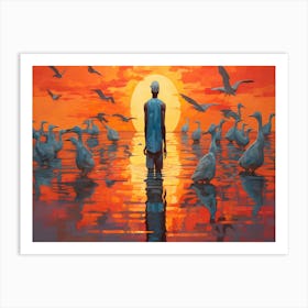 'Sunset' Art Print