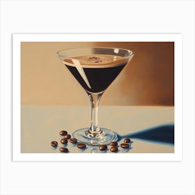 Espresso Martini Cocktail Art Print