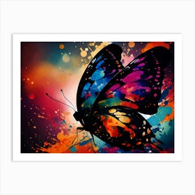 Butterfly Painting 75 Art Print