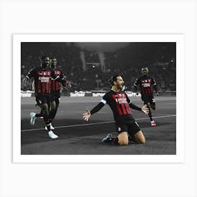 Zlatan Ibrahimovic 1 Art Print