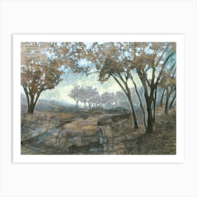 Oaken Path Study 2 Art Print