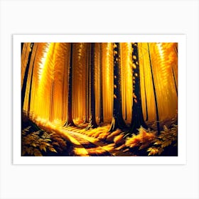 Forest Path 6 Art Print