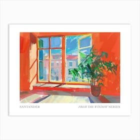 Santander From The Window Series Poster Painting 3 Art Print