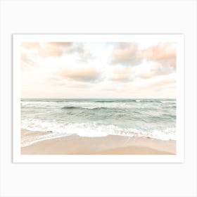 Pastel Beach Art Print