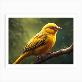 Yellow Finch Art Print