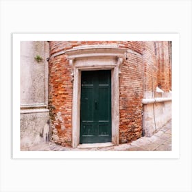 Curved Venetian Doorway Art Print