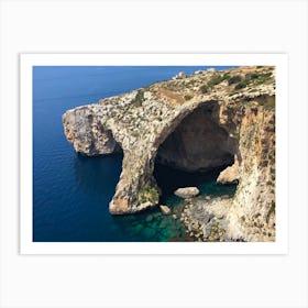Blue Grotto Malta Art Print