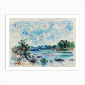 Landscape At Pont–Aven (1892), Pierre Auguste Renoir Art Print