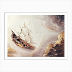 Ship In the Sky Art Print