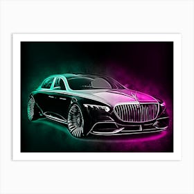 Mercedes Maybach Art Print