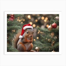 Christmas Animals 17 Art Print