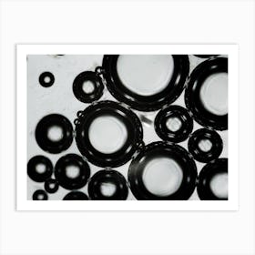 Water Bubbles Under The Microscope 9 Art Print