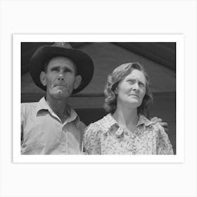 Migratory Laborer And His Wife At The Agua Fria Migratory Labor Camp, Arizona By Russell Lee Art Print