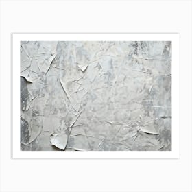 Abstract Vintage Wallpaper Texture Featuring A Closeup Of Crumpled Retro Paper Sheets Interwoven Wi (4) Art Print