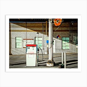 Old Gas Station Art Print