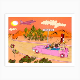 Summer Road Trip Art Print