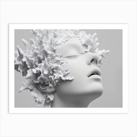 'The Head Of A Woman' 1 Art Print