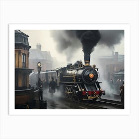 Steam Train 3 Art Print
