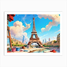 Eiffel Tower Art Print