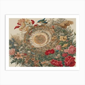 Flower Garden 1 Art Print